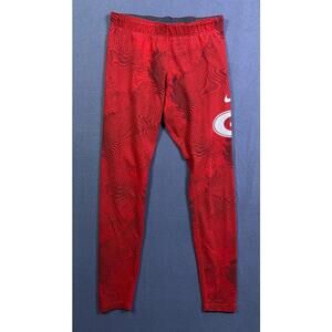 Nike Youth Pro Elite Full Length Running Tights Size Medium Georgia Bulldogs EUC